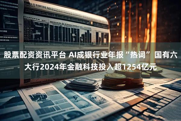 股票配资资讯平台 AI成银行业年报“热词” 国有六大行2024年金融科技投入超1254亿元